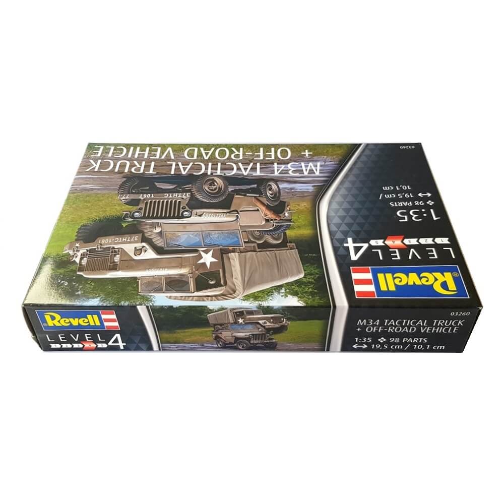 1:35 US Army M34 TACTICAL Truck and OFF-ROAD Vehicle - REVELL