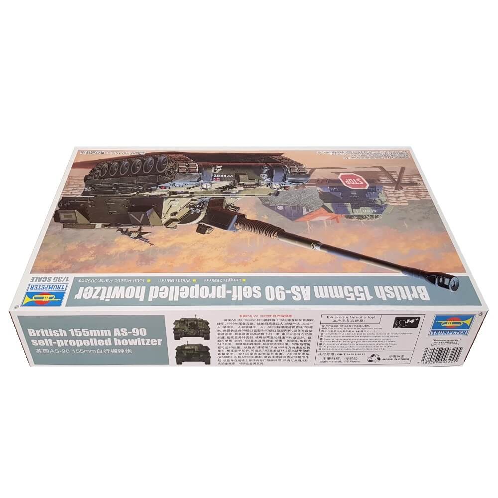 1:35 British 155mm AS-90 Self-propelled Howitzer - TRUMPETER