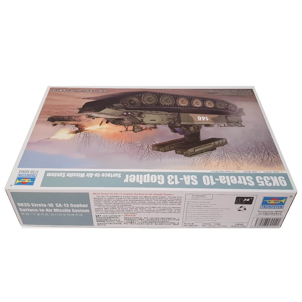 1:35 9K35 Strela-10 SA-13 Gopher Surface-to-Air Missile System - TRUMPETER