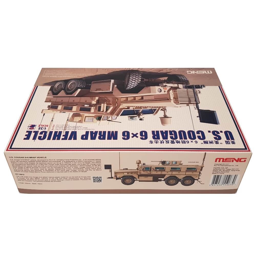 1:35 US Cougar 6 x 6 MRAP Vehicle - MENG