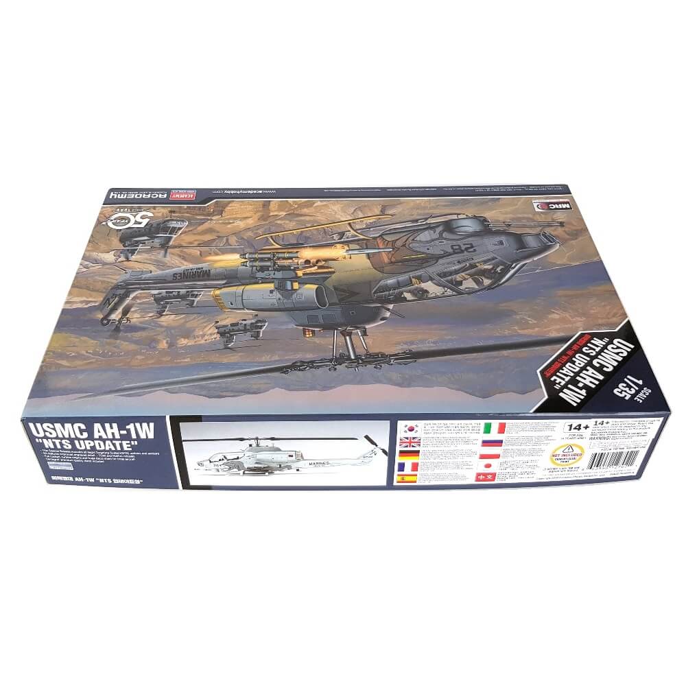 1:35 US Army BELL USMC AH-1W NTS update Helicopter - ACADEMY
