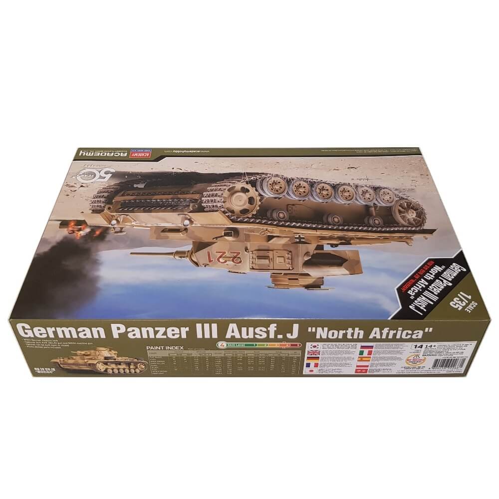 1:35 German Panzer III Ausf. J - North Africa - ACADEMY