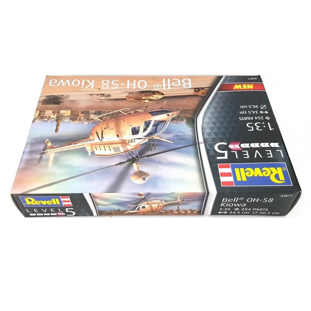 1:35 US Army BELL OH-58 KIOWA Helicopter - REVELL