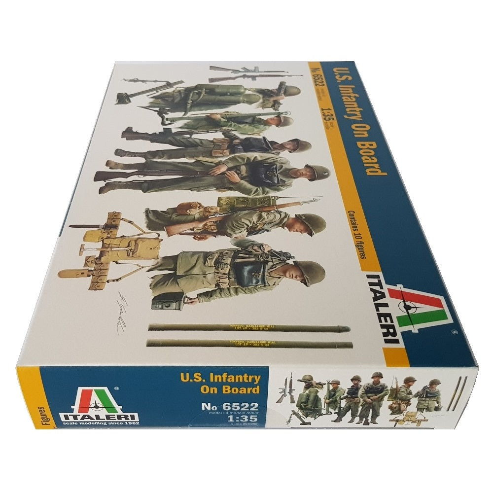 1:35 US Infantry on Board LCVP D-Day Normandy - ITALERI