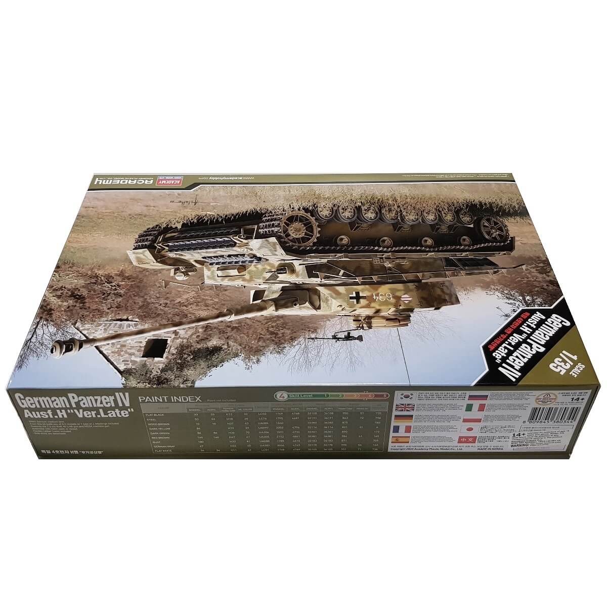 1:35 German Panzer IV Ausf. H Late - ACADEMY